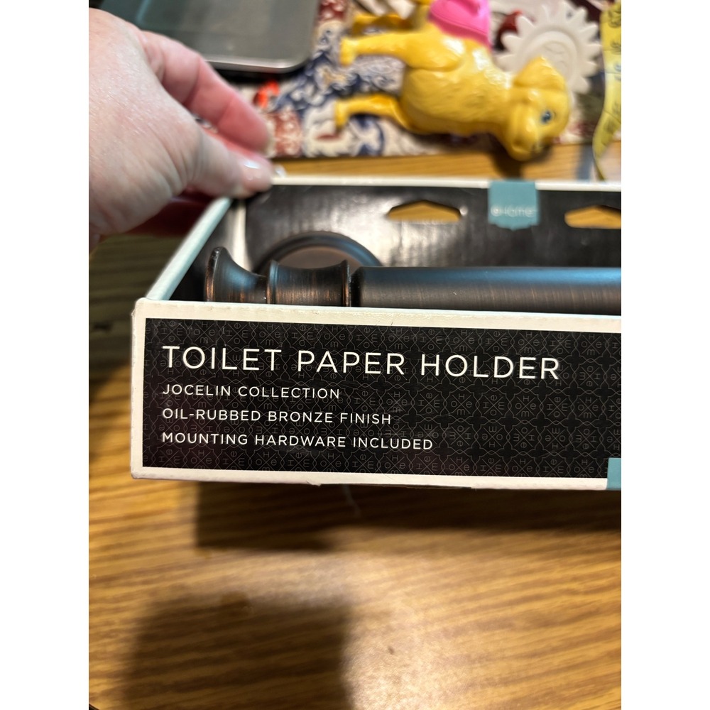 Target Home Jocelin Toilet Paper Holder Oil-Rubbed Bronze Finish ID109412-VCC-RP